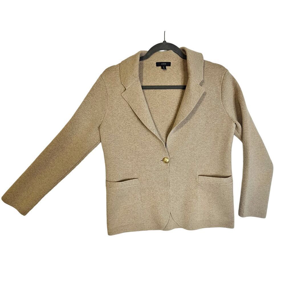 J. CREW Beige Wool Blazer SzS. School girl. Proper. Warm. Wool blend. British